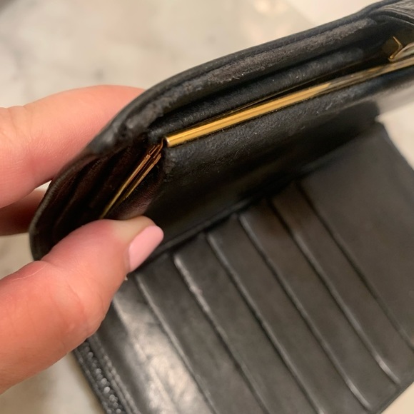 Chanel Authentic Vintage Ecarlate Wallet in black. - Picture 6 of 13